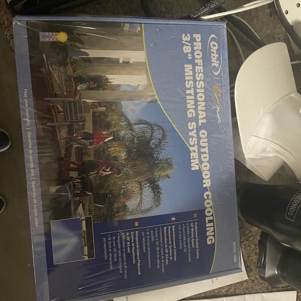 Professional Outdoor Cooling Misting System - Blue